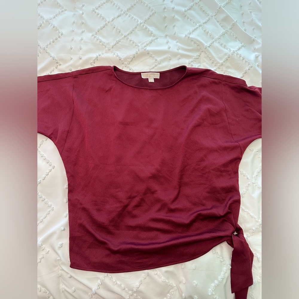 Michael Kors Boxy Blouse with Waist Tie Size XS